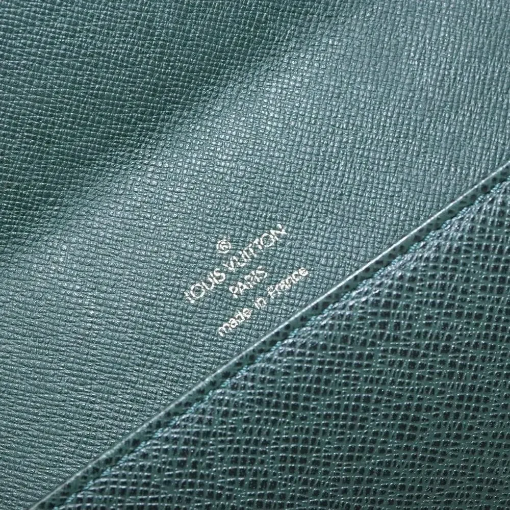 Louis Vuitton Taiga Pochette Kourad Clutch Bag Green